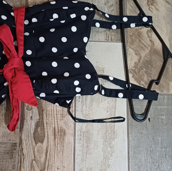 Wedding Prom Dress XL Rockabilly Lolita 50s Strapless or w Straps XL - Picture 8 of 13